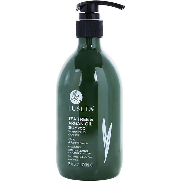 LUSETA by Luseta (WOMEN) - TEA TREE & ARGAN OIL SHAMPOO 16.9 OZ