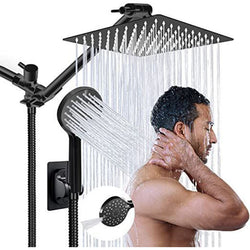 Shower Head, 8 Inch High Pressure Rainfall Shower Head/Handheld Shower Combo