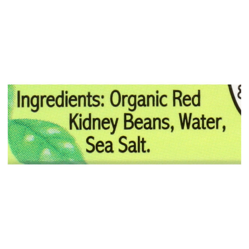 Jack's Quality Organic Red Kidney Beans - Low Sodium - Case Of 8 - 13.4 Oz