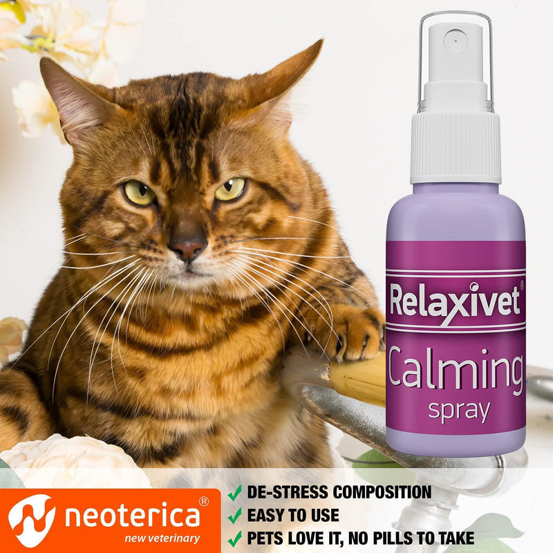 Calming Pheromone Spray Scratch Repellent for Cats Reduce Scratching Furniture Pee Helps to Relief Stress Fighting Hiding