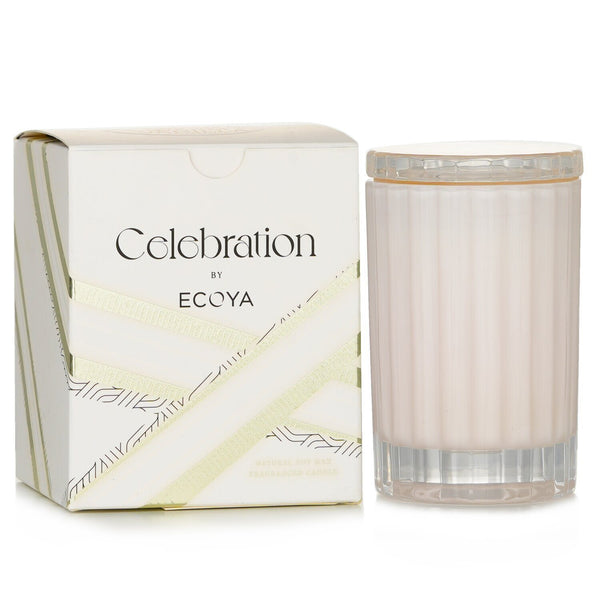 ECOYA - Mini Celebration Candle - White Musk & Warm Vanilla CELE05 / 015861 80g/2.8oz