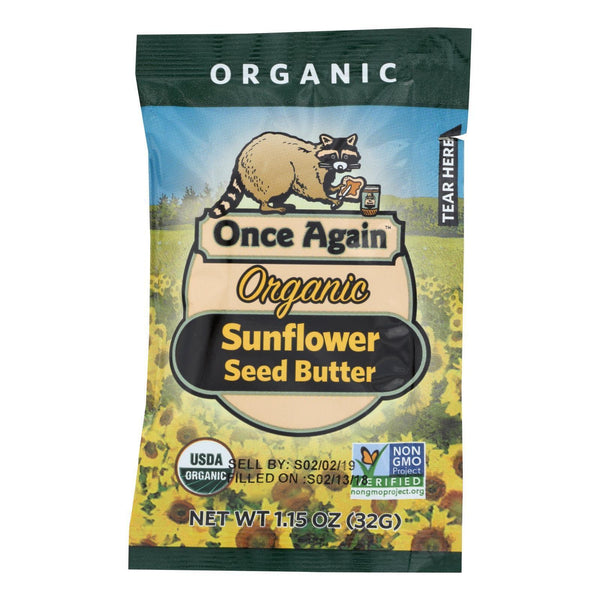 Once Again Organic Sunflower Seed Butter - Case Of 10 - 1.15 Oz