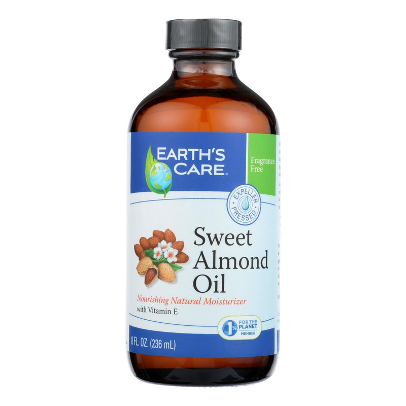 Earth's Care 100% Pure Sweet Almond Oil - 8 Fl Oz