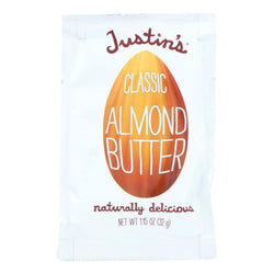 Justin's Nut Butter Squeeze Pack - Almond Butter - Classic - Case Of 10 - 1.15 Oz.