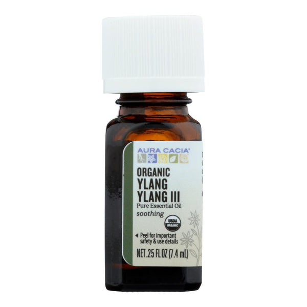 Aura Cacia - Organic Essential Oil - Ylang Ylang - .25 Oz