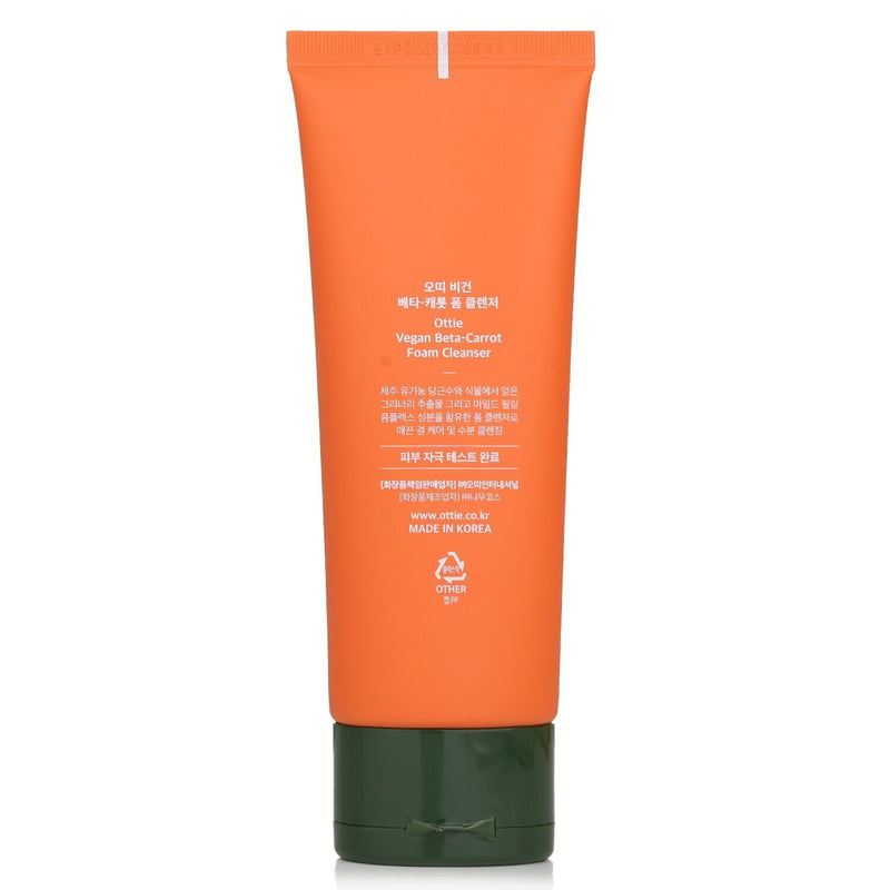 OTTIE - Vegan Beta-Carrot Foam Cleanser 710639 100ml/3.38oz