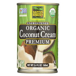 Native Forest Organic Cream Premium - Coconut - Case Of 12 - 5.4 Fl Oz.