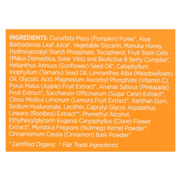 Andalou Naturals Glycolic Brightening Mask Pumpkin Honey - 1.7 Fl Oz