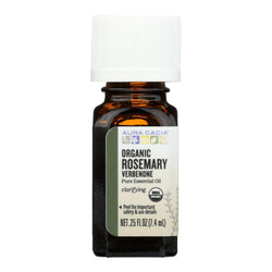 Aura Cacia - Essential Oil - Rosemary Verbenone - Case Of 1 - .25 Fl Oz.