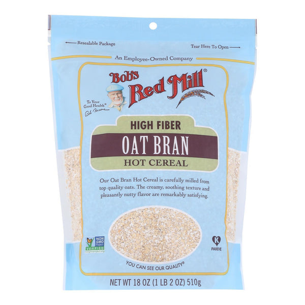 Bob's Red Mill - Oat Bran Hot Cereal - Case Of 4-18 Oz.