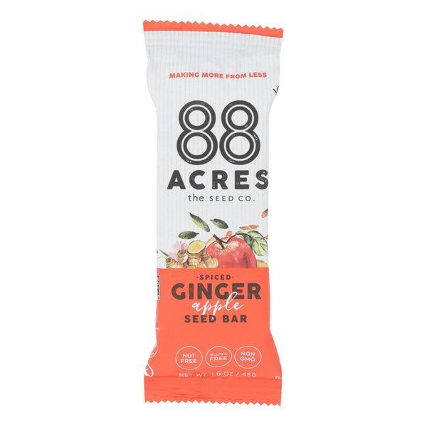 88 Acres - Bars - Apple And Ginger - Case Of 9 - 1.6 Oz.