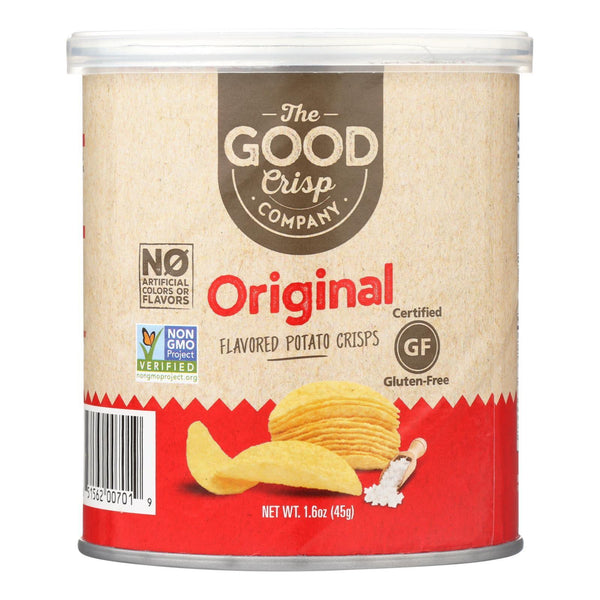 The Good Crisp Company Potato Crisps - Original - Case Of 12 - 1.6 Oz