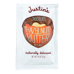 Justin's Nut Butter Squeeze Pack - Hazelnut Butter - Chocolate - Case Of 10 - 1.15 Oz.