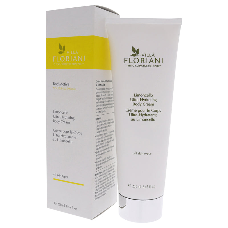 Ultra Hydrating Body Cream - Limoncello by Villa Floriani for Women - 8.45 oz Body Cream