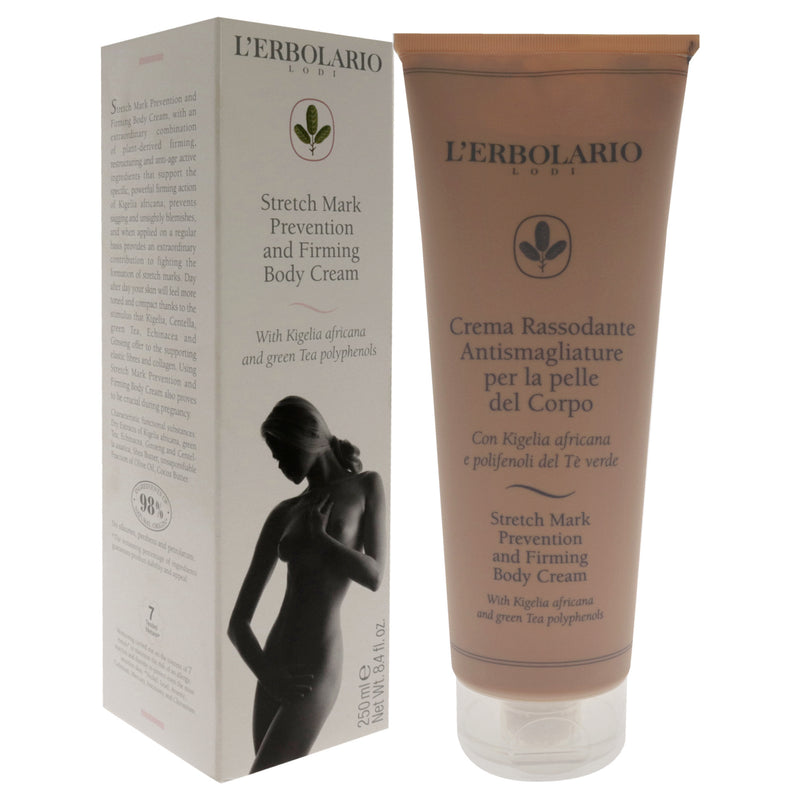 Stretch Mark Prevention and Firming Cream by Lerbolario for Women - 8.4 oz Body Cream