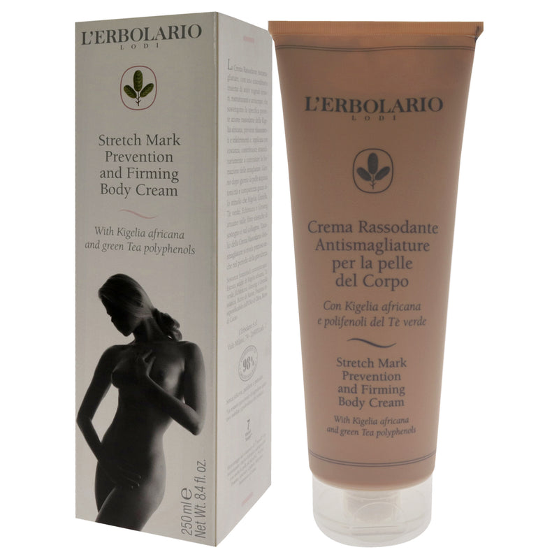 Stretch Mark Prevention and Firming Cream by Lerbolario for Women - 8.4 oz Body Cream