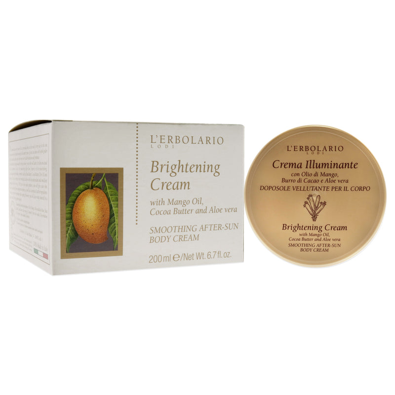 Brightening Body Cream by LErbolario for Women - 6.7 oz Body Cream