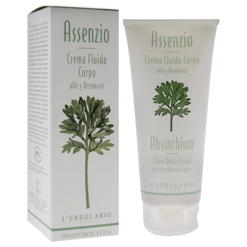 Fluid Body Cream - Absinthium by LErbolario for Unisex - 6.7 oz Body Cream