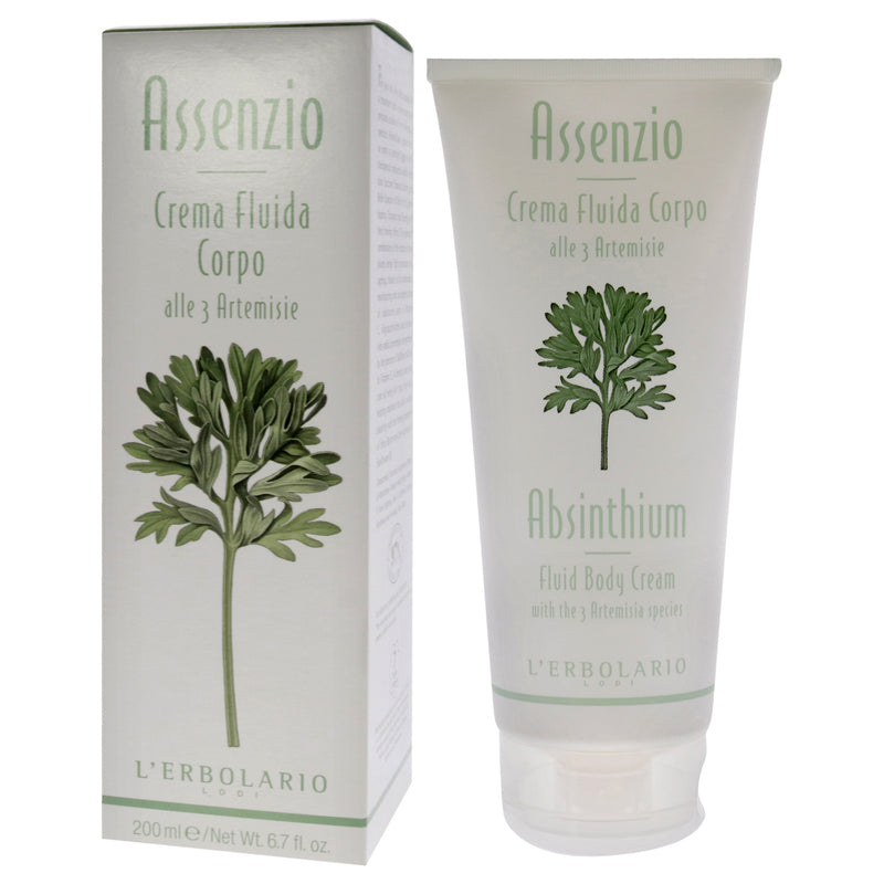 Fluid Body Cream - Absinthium by LErbolario for Unisex - 6.7 oz Body Cream