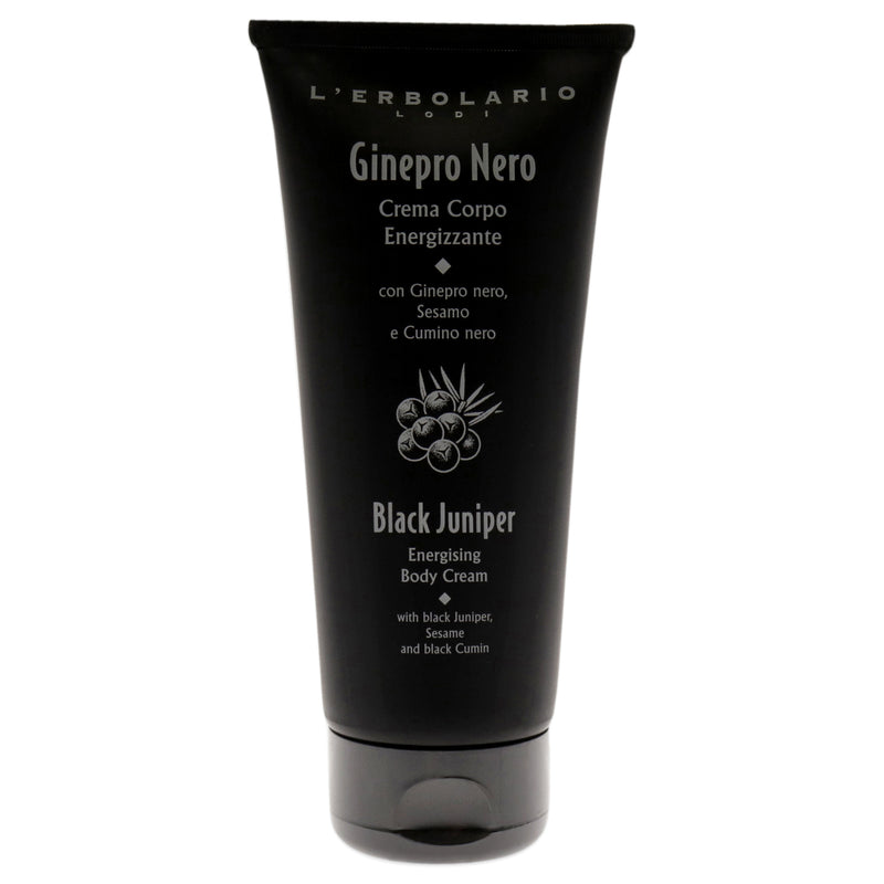 Energising Body Cream - Black Juniper by LErbolario for Unisex - 6.7 oz Body Cream