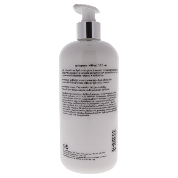 Pure Grace by Philosophy for Unisex - 16 oz Body Lotion