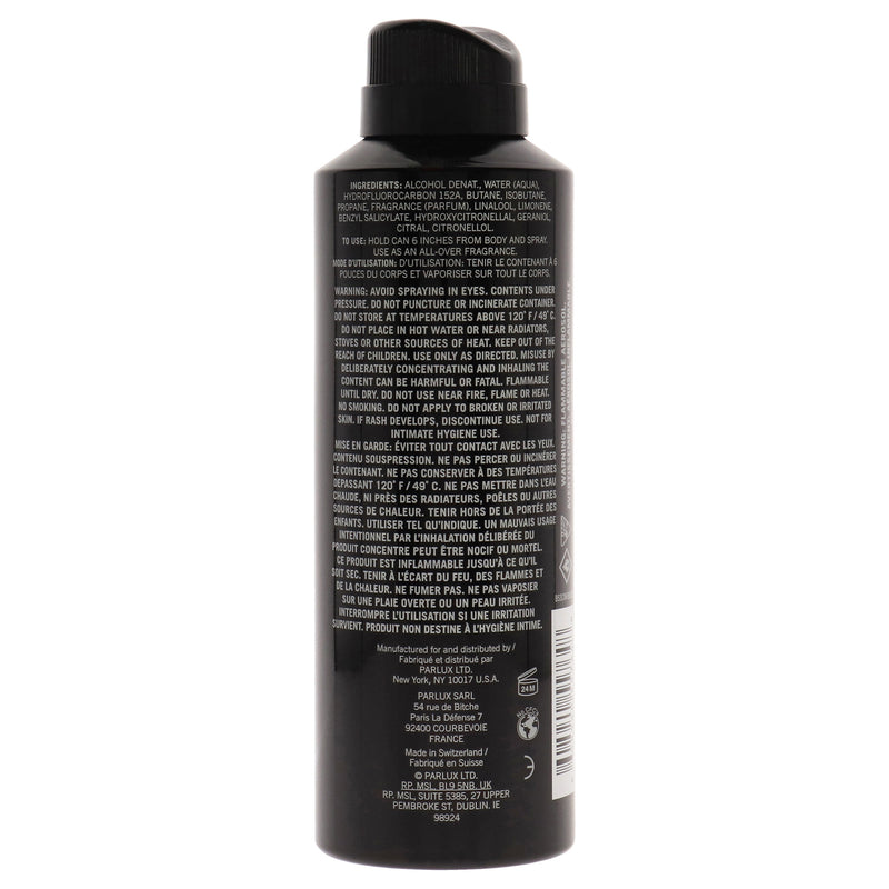 Kenneth Cole Black by Kenneth Cole for Men - 6 oz Body Spray