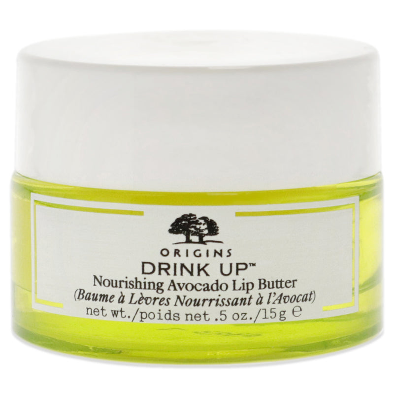 Drink Up Nourishing Avocado Lip Butter by Origins for Unisex - 0.5 oz Lip Balm