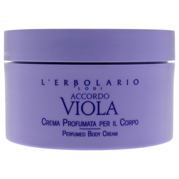 Perfumed Body Cream - Accordo Viola by LErbolario for Women - 6.7 oz Body Cream