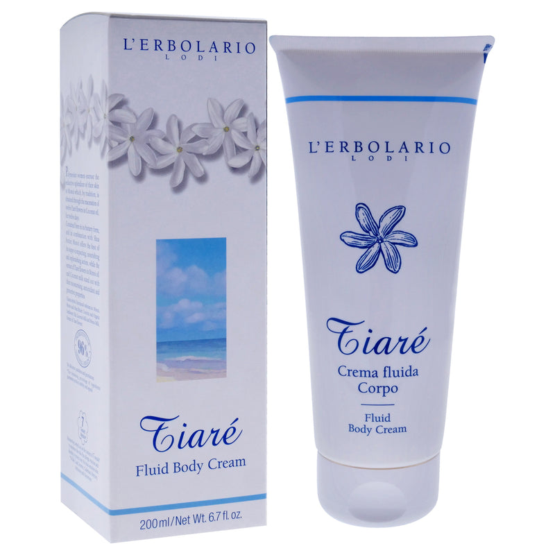 Fluid Body Cream - Tiare by LErbolario for Unisex - 6.7 oz Body Cream