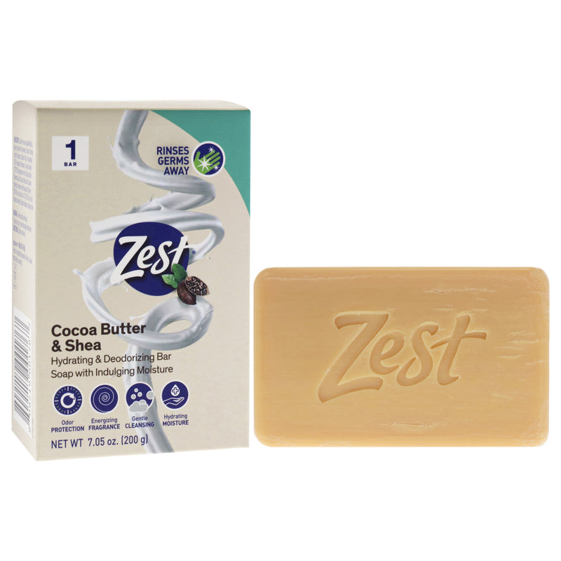 Hydrating Deodorant Bar Soap - Cocoa Butter and Shea