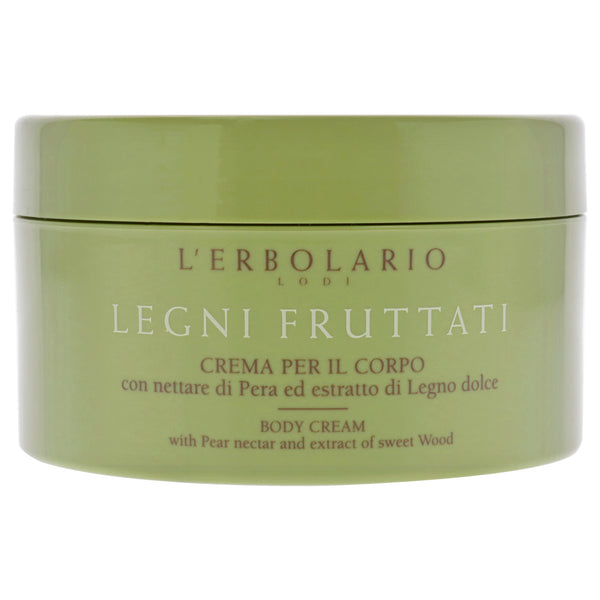 Body Cream - Pear Nectar and Sweet Woods by LErbolario for Unisex - 8.4 oz Body Cream