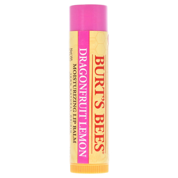 Dragonfruit Lemon Moisturizing Lip Balm by Burts Bees for Unisex - 0.15 oz Lip Balm