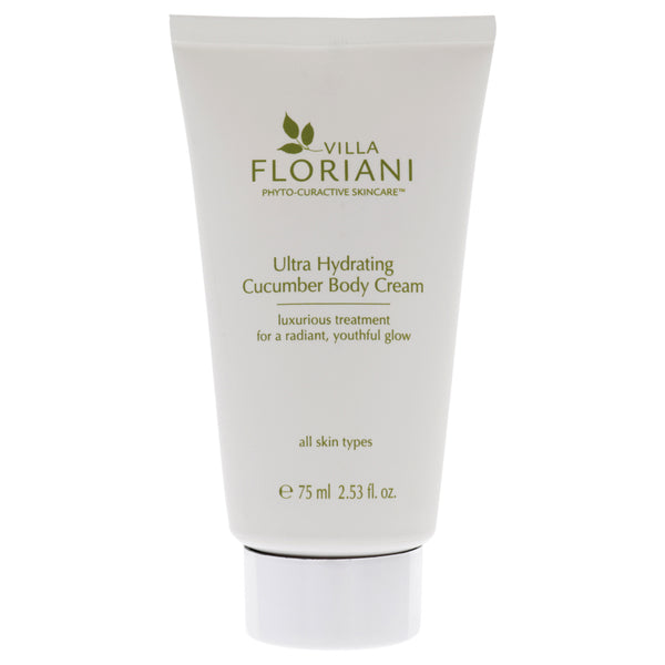 Ultra Hydrating Cucumber Body Cream by Villa Floriani for Women - 2.53 oz Body Cream