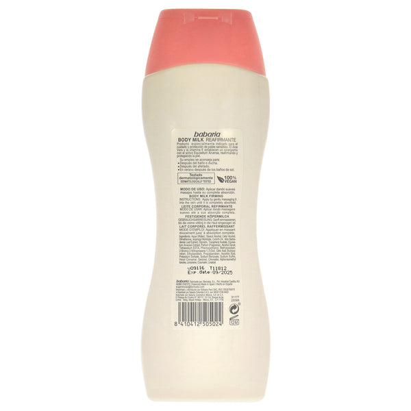 Firming Body Milk by Babaria for Unisex - 16.6 oz Moisturizer