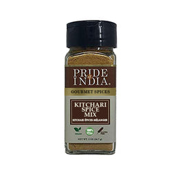 Pride of India - Kitchari Spice Seasoning - Made with Authentic Indian Spices - Good for Health Cleanse & Diet - Easy to Use - 2 oz. Small Dual Sifter Bottle