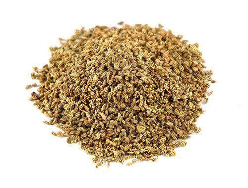 Pride of India | Ajwain Seed Whole 6 oz (170 gm) Medium Dual Sifter Jar | Gourmet Carom Seeds | Flavoring agent for Savory Dishes | Aromatic & Nutrient Dense | Easy to Use