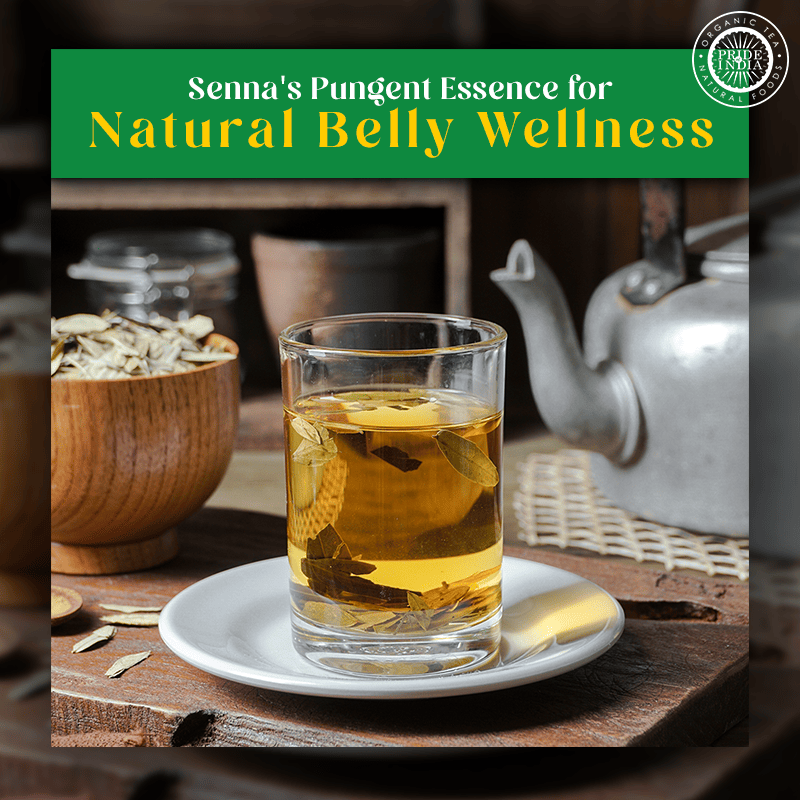 Pride Of India | Natural Senna Herbal Tea Leaf Whole 3.53 oz (100gm) | Relaxing, Caffeine Free, Night Time Tea | Non-Bioengineered, Vegan, Gluten-Free