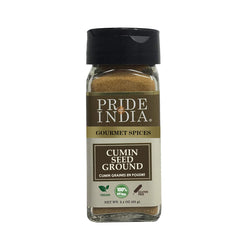 Pride of India | Cumin Seed Ground 2 oz (56.69 gm) | Rich, Earthy, Warming Flavor | Perfect for Tacos, Burritos, Curries, Pilaf, Marination, Vegetable Stir-Fries, Soups | Gluten-Free, Vegan