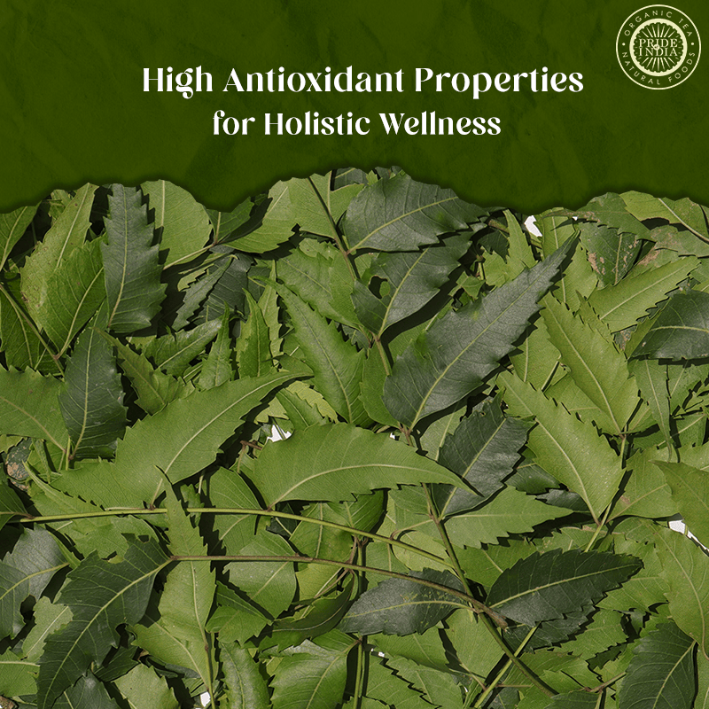 Pride of India |Natural Neem/Margosa Herb Whole Leaf 3.53 oz (100 gm) | Add to Tea, Dip, Juice & Smoothies | Vegan, No Caffeine, No Gluten, Non-Bioengineered,Cholesterol-Free