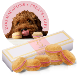 Dog Macarons - Count of 6 (Dog Treats | Dog Gifts)