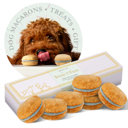 Dog Macarons - Count of 6 (Dog Treats | Dog Gifts)