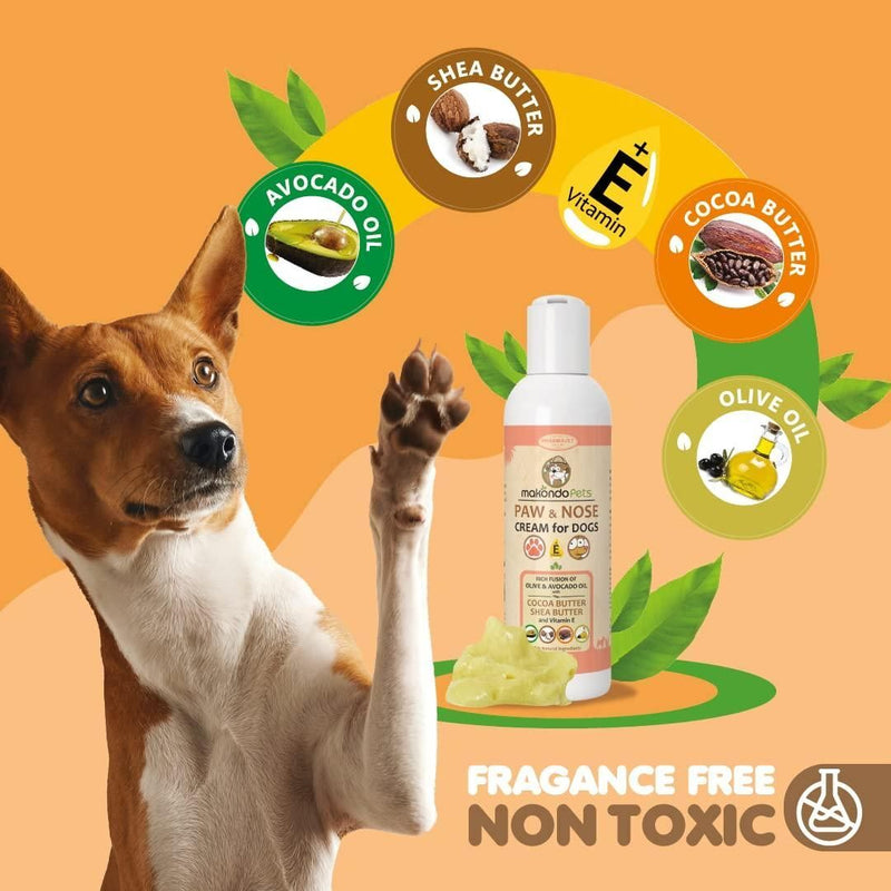 Natural Dog Paw Balm Non Waxy Formula Dog Nose Balm Snout Soother for Dogs Our Paw Cream for Dogs is a Must in Dog Bathing Supplies Ideal Dog & Cat Paw Balm to use After a paw Cleaner for Dogs