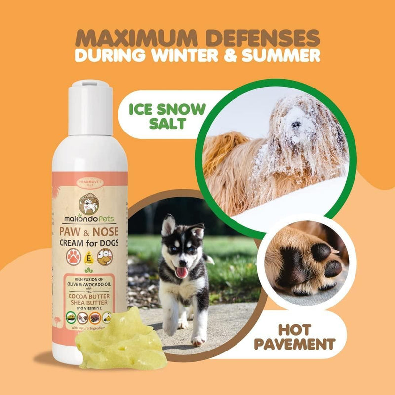 Natural Dog Paw Balm Non Waxy Formula Dog Nose Balm Snout Soother for Dogs Our Paw Cream for Dogs is a Must in Dog Bathing Supplies Ideal Dog & Cat Paw Balm to use After a paw Cleaner for Dogs