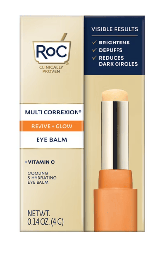 RoC Skincare Multi Correxion Revive and Glow Vitamin C Eye Balm, 0.14oz