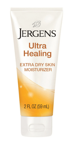 Jergens Ultra Healing Hand and Body Lotion Dry Skin Moisturizer, Vitamins C, E, B5, 2 oz