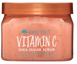 Tree Hut Vitamin C Shea Sugar Exfoliating and Hydrating Body Scrub, 18 oz.