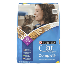 Purina Cat Chow Complete, Dry Cat Food, Chicken, 20 lb Bag