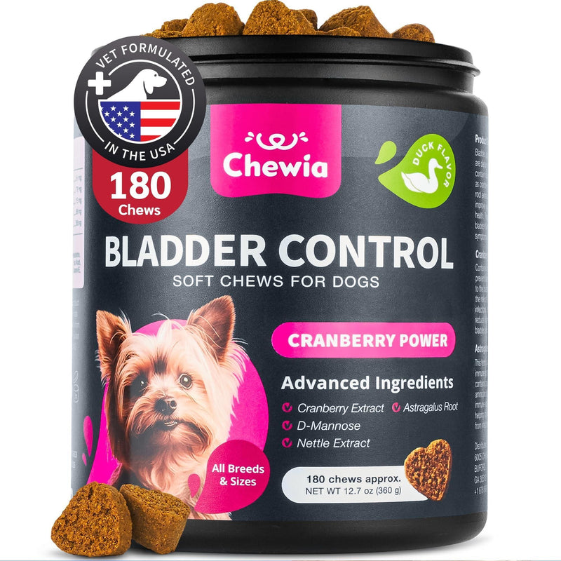 Dog UTI Treatment Dog Cranberry Supplement for Bladder Kidney Health Urinary Tract Incontinence Support Cranberry Supplement for Dog Incontinence Bladder Control Cranberry Chews